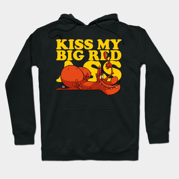 Red Ass Hoodie by CsrJara / Perronegro Clothing